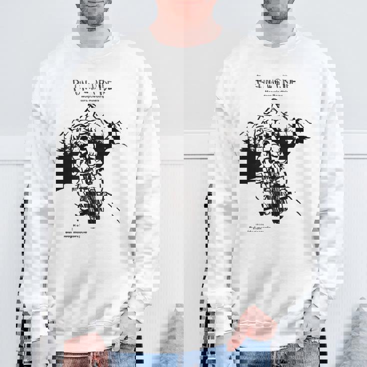 Run With Pride ハーレーブルドッグ スウェットシャツ 高齢者への贈り物