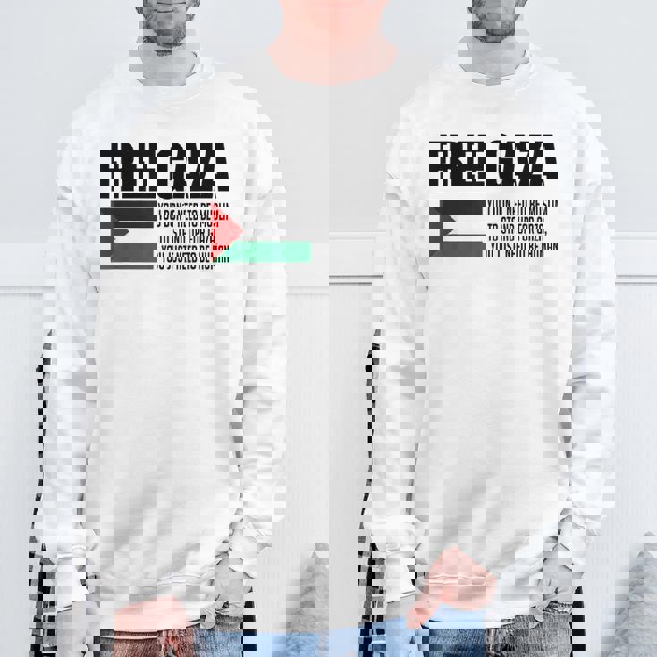 Save Gaza Free Palestine Free Gaza Proud Gaza Palestina スウェットシャツ 高齢者への贈り物