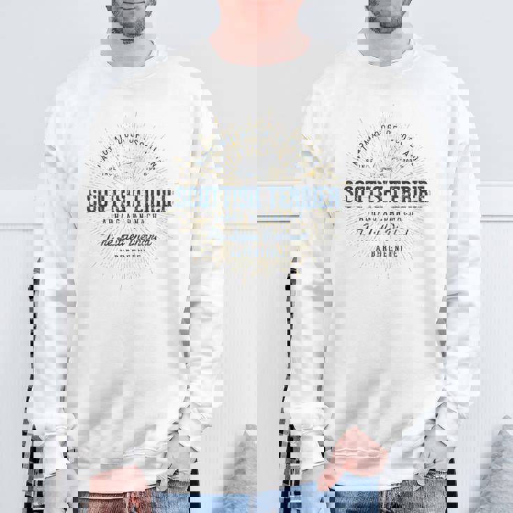 Scottish Terrier ヴィンテージスコティッシュ・テリア スウェットシャツ 高齢者への贈り物