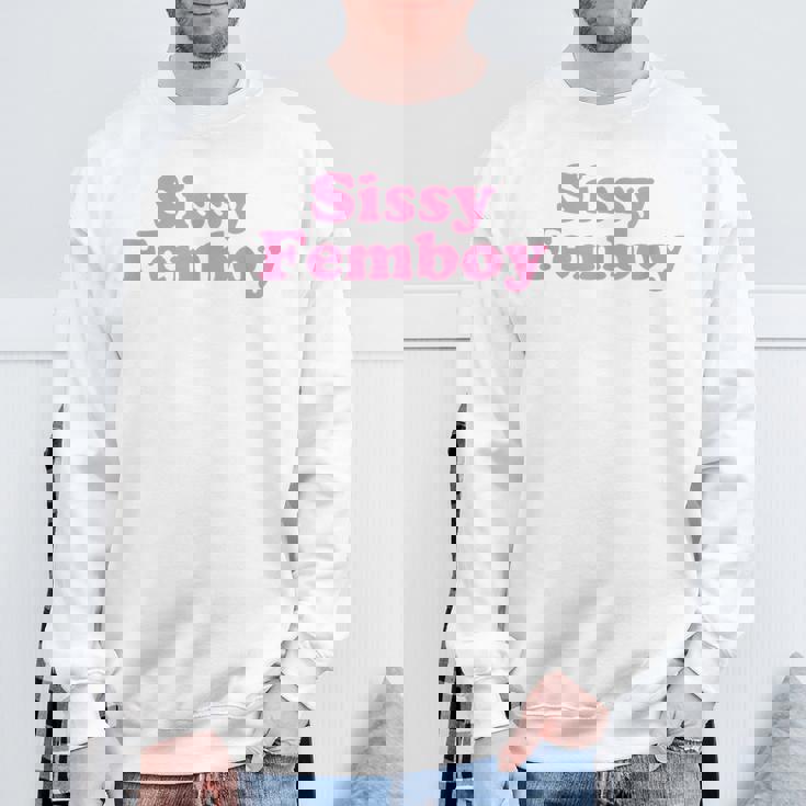 Sissy Femboy Crossdressing Aesthetic スウェットシャツ 高齢者への贈り物