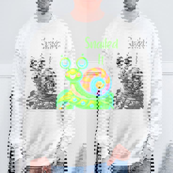 Snailed Itかわいいカタツムリ 長袖tシャツ スウェットシャツ 高齢者への贈り物
