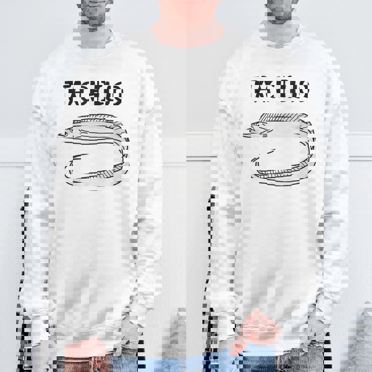 Tachiuo 太刀魚 タチウオス 魚好き 願掛け 釣り好き 海釣り 趣味 おもしろ 寿司ネタ 趣味釣り 船釣り 釣り スウェットシャツ 高齢者への贈り物