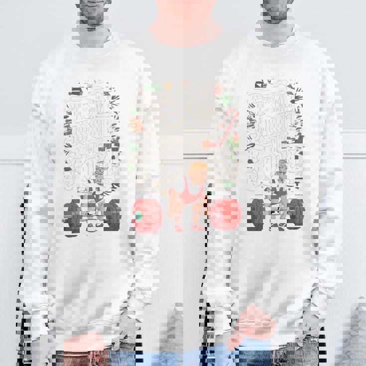 Trump It's All About The Form クリスマス ワークアウト ジム ホリデー 長袖tシャツ スウェットシャツ 高齢者への贈り物