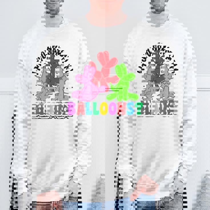 Twisting Balloon バルーンツイスト アート バルーンモデリング スウェットシャツ 高齢者への贈り物