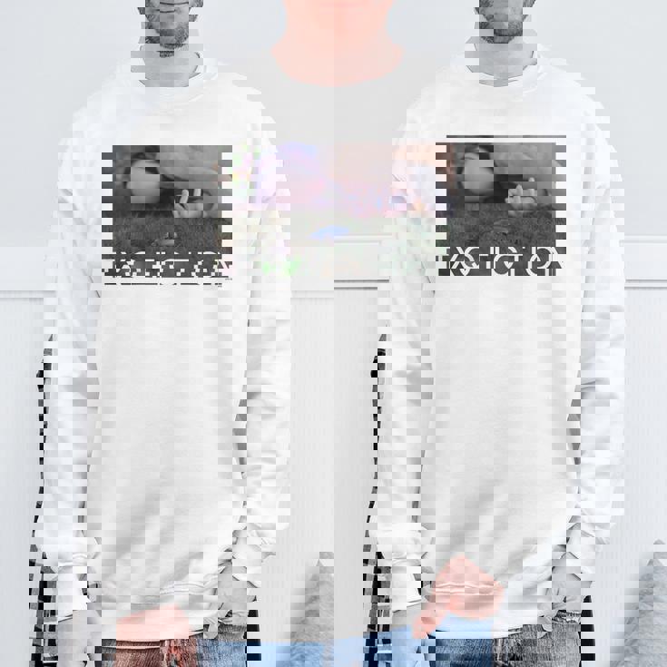 Txq Fiction 白tシャツ（半袖）背面 スウェットシャツ 高齢者への贈り物