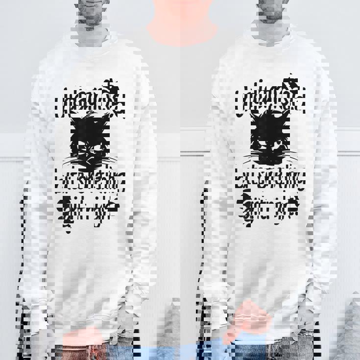 Undiagnosed Butomething Ain't Right スウェットシャツ 高齢者への贈り物