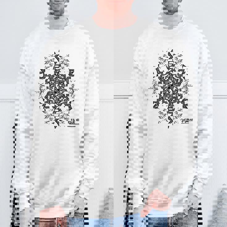 Upasウパシ黒ver スウェットシャツ 高齢者への贈り物