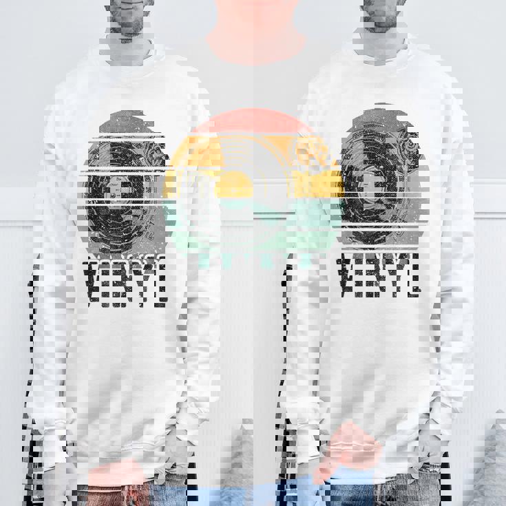 Vinyl Turntable Records Music Lp Djintageun レコードプレーヤー スウェットシャツ 高齢者への贈り物