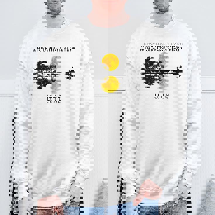 Whisper Words Of Wisdom Let-It Be ギター レイクシャドウ スウェットシャツ 高齢者への贈り物