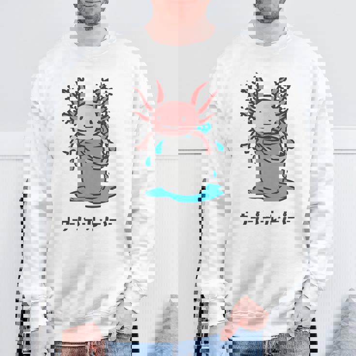 Wooper-Muper メキシカンサラマンダー アフロヘッド かわいい 面白い キッズ スウェットシャツ 高齢者への贈り物