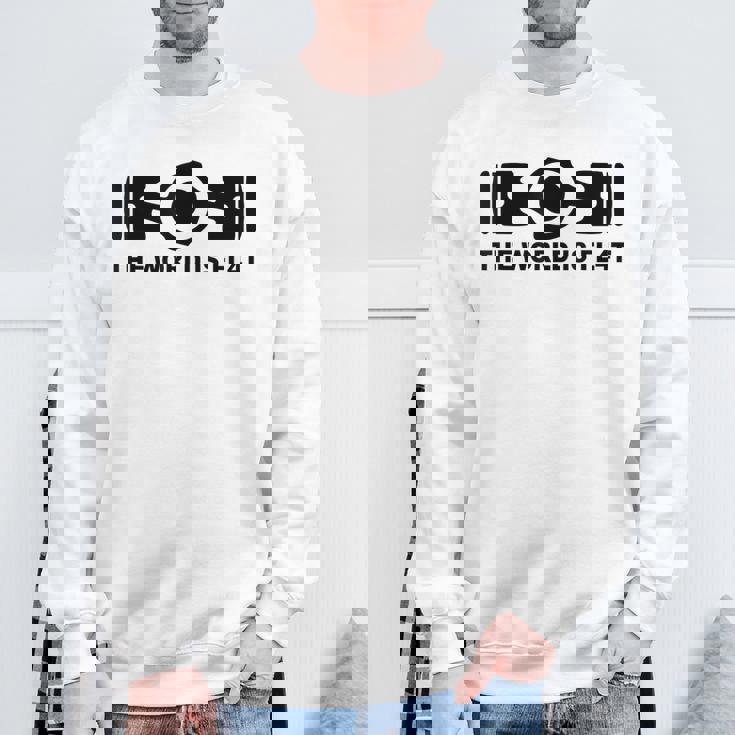 The World Is Flat、Auto Racing Motorsports スウェットシャツ 高齢者への贈り物