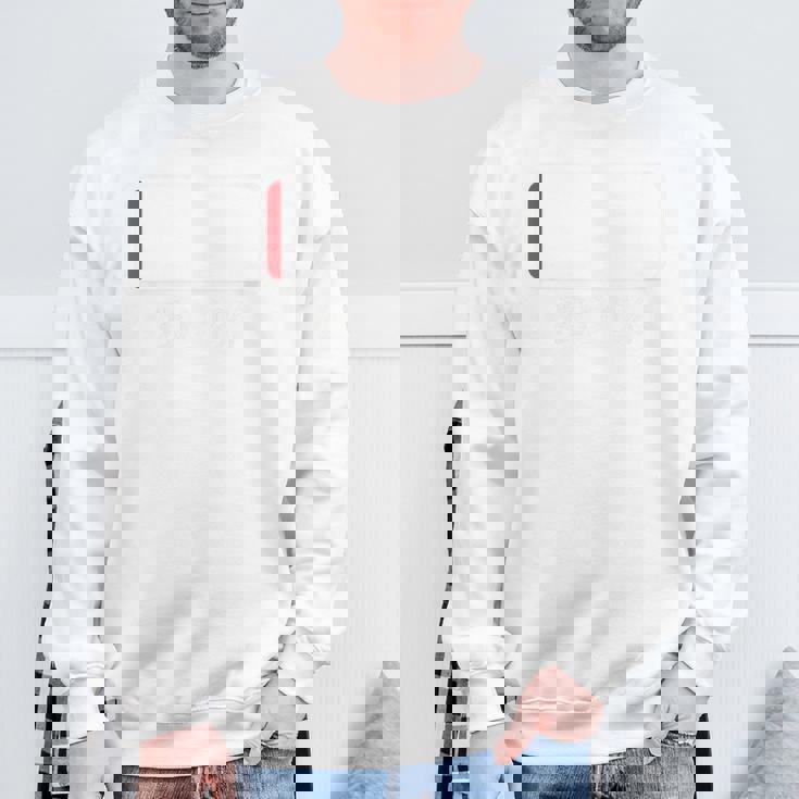 「 電池 残り1 バッテリー 電池切れ」おもしろ 筆文字！服の背面に面白い文字入り スウェットシャツ 高齢者への贈り物