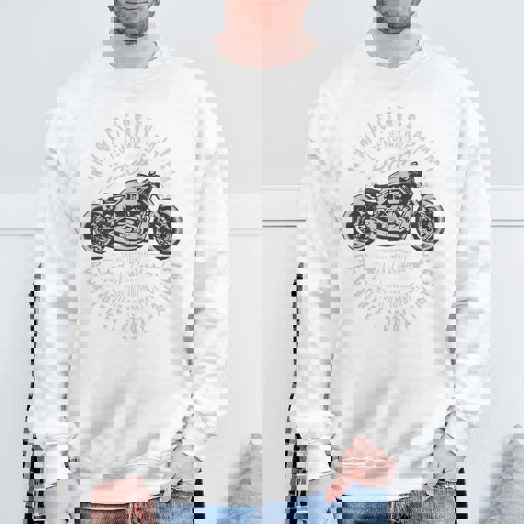 「1964 認定バイカー」伝説のバイク誕生日 長袖tシャツ スウェットシャツ 高齢者への贈り物