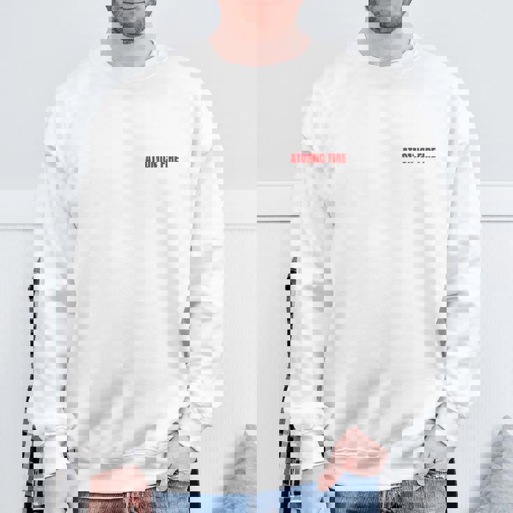 「Cleanse Them In Atomic Fire」核ガンジーミームの引用 長袖tシャツ スウェットシャツ 高齢者への贈り物