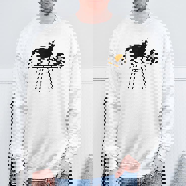 「おもしろいキャットレディが欲しい方法」に投票します スウェットシャツ 高齢者への贈り物