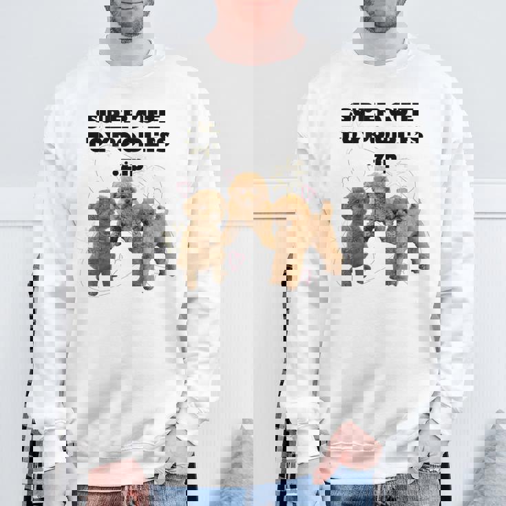 【Super Cute Toypoodles】トイプードル 実写 スウェットシャツ 高齢者への贈り物