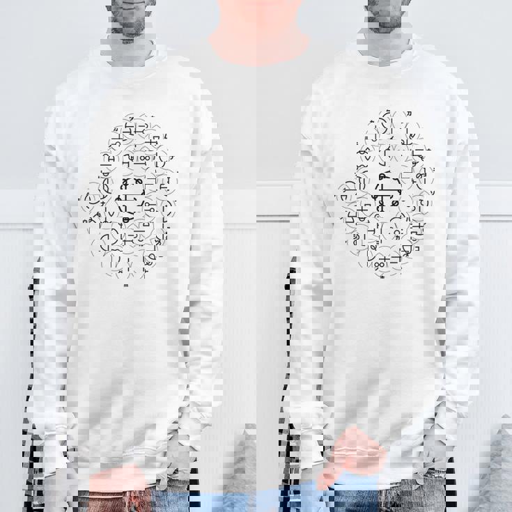 【カタカムナ 第4首】神代文字 スピリチュアル 言霊 癒し ヒーリング 面白い おもしろ お守り 開運 古代 文字 スウェットシャツ 高齢者への贈り物