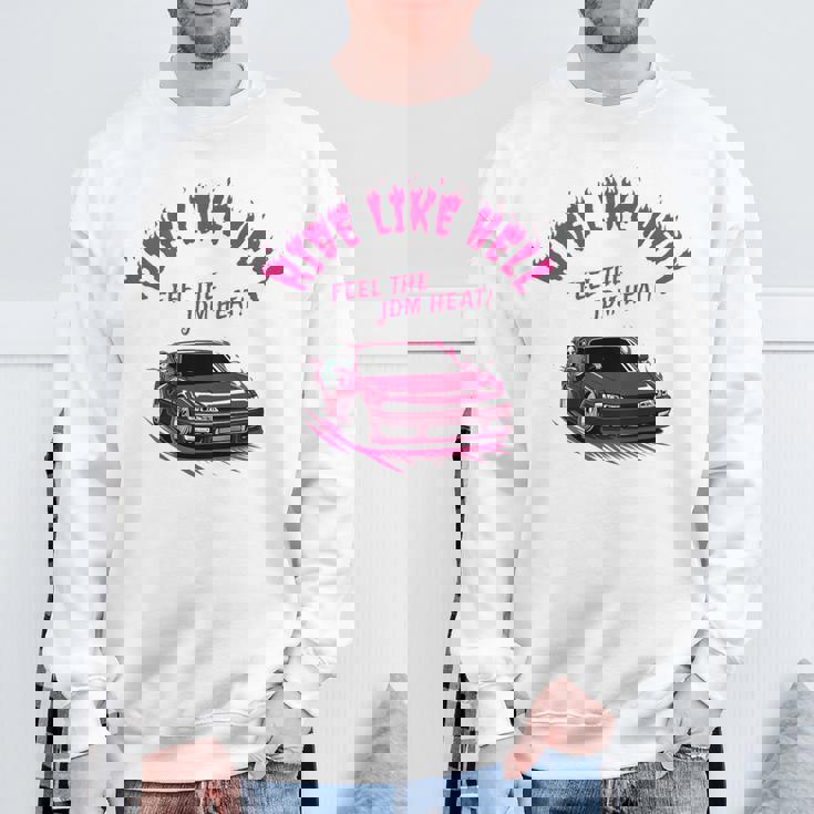 【バックプリント】シルビア 240Sx14 ドリフト ハードチューン 悪魔 死神 骸骨 ドクロ 走り 峠 スウェットシャツ 高齢者への贈り物