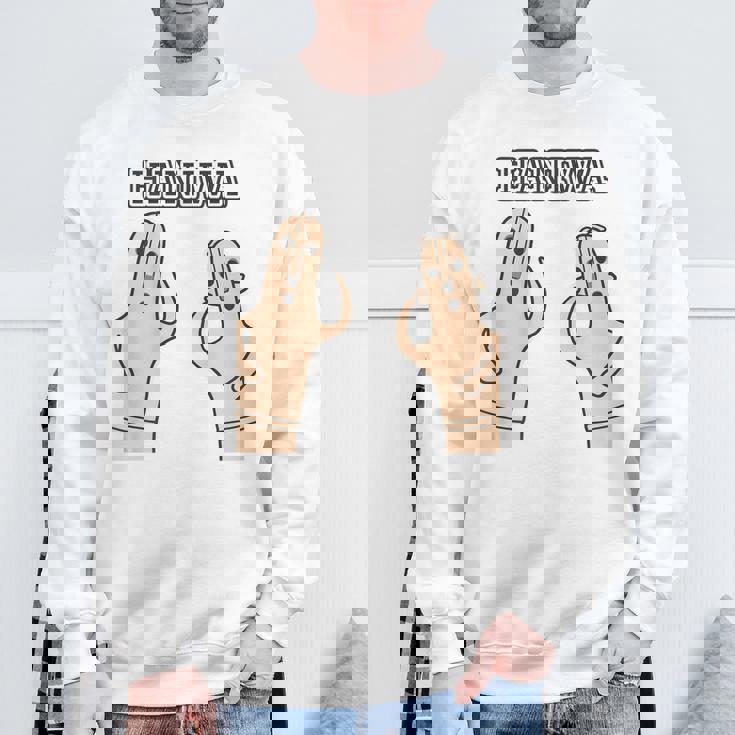 【バックプリント・背中側】ハニワ 埴輪 Haniwa『はろー』【踊る埴輪 男女】歴史土器 シンプル かわいい イラスト スウェットシャツ 高齢者への贈り物