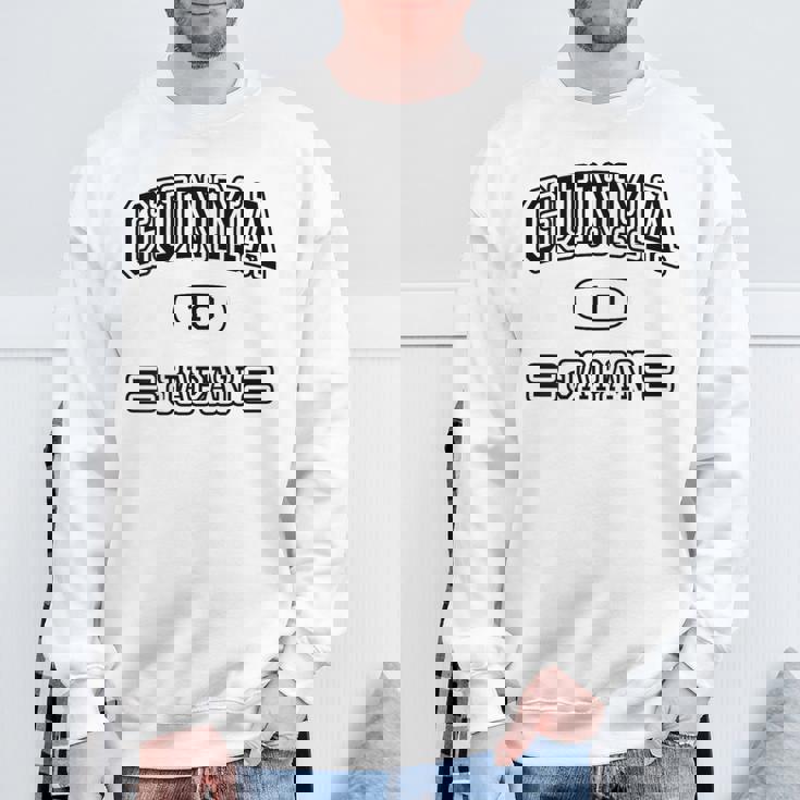 【バックプリント・背中側】群馬 Gunma【チームユニフォーム風】Jimo-T ジモティ 面白い スウェットシャツ 高齢者への贈り物