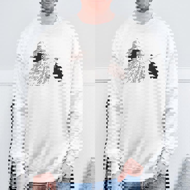 【映画】クレヨンしんちゃん 嵐を呼ぶ 夕陽のカスカベボーイズ コミックタッチ モノクロ スウェットシャツ 高齢者への贈り物