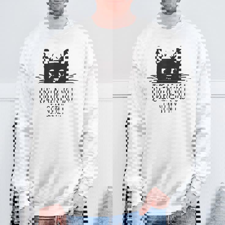 あなたを静かに判断します スウェットシャツ 高齢者への贈り物