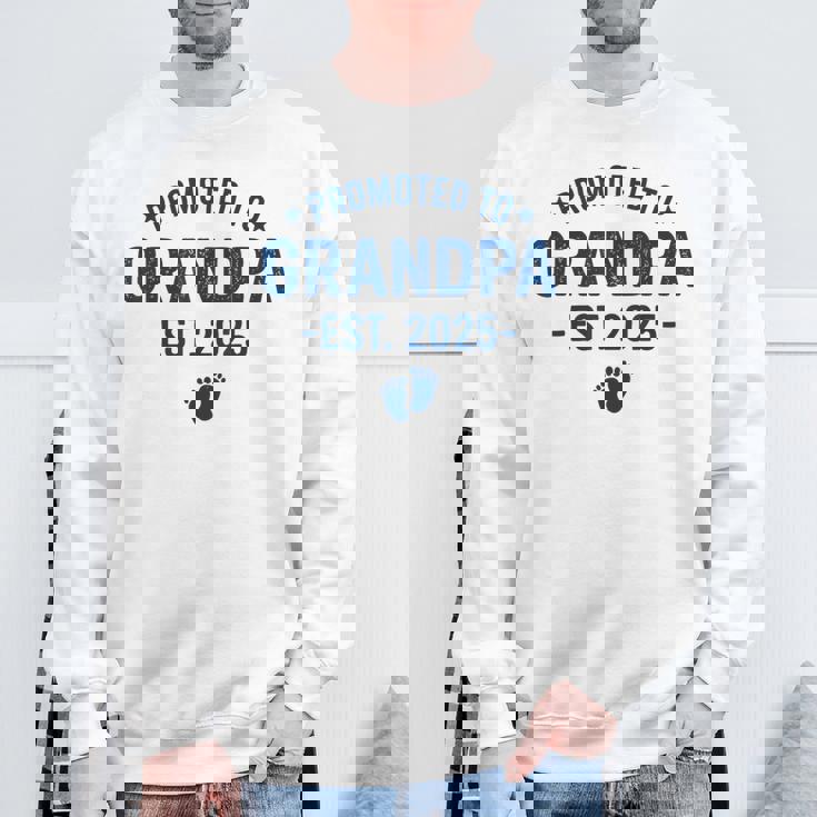 おじいちゃんに昇進 2025 もうすぐ、初めての祖父 スウェットシャツ 高齢者への贈り物