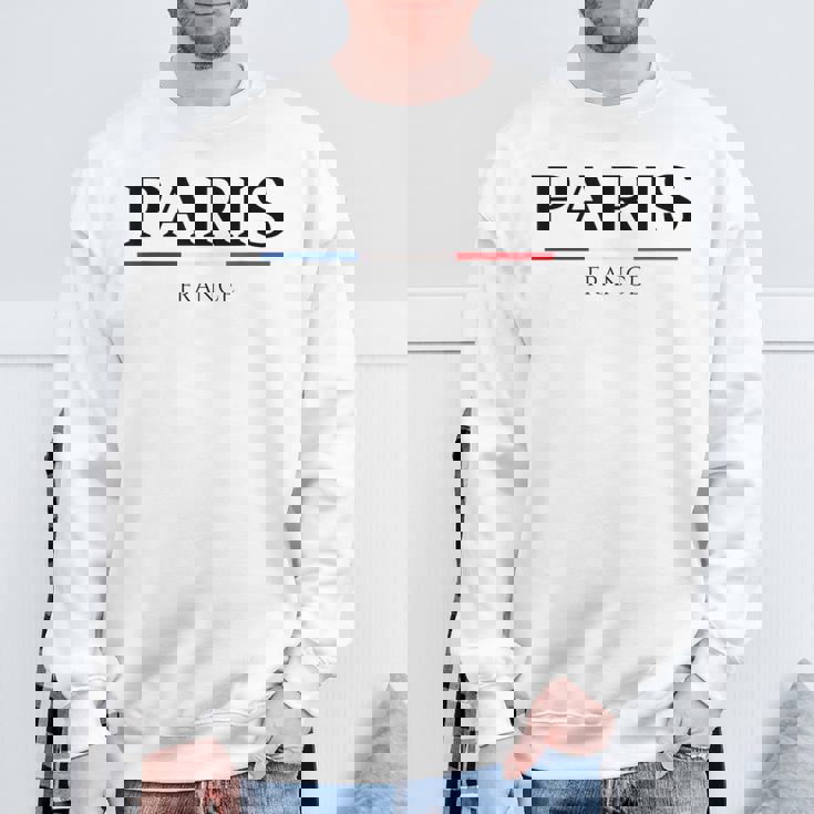 お土産 De Paris フランス国旗 愛の首都 ギフト スウェットシャツ 高齢者への贈り物