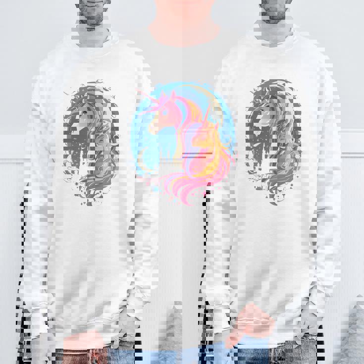 お揃いのママと娘 ユニコーン ナイトシャツ 母の日 長袖tシャツ スウェットシャツ 高齢者への贈り物