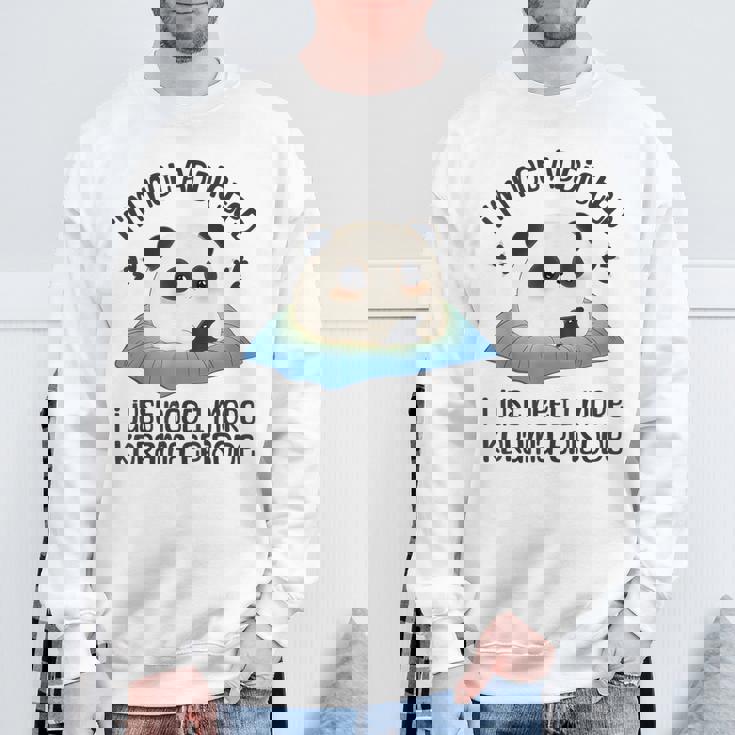 かわいいkdramaグッズ パンダ 韓国ドラマ K-ドラマ グッズ スウェットシャツ 高齢者への贈り物