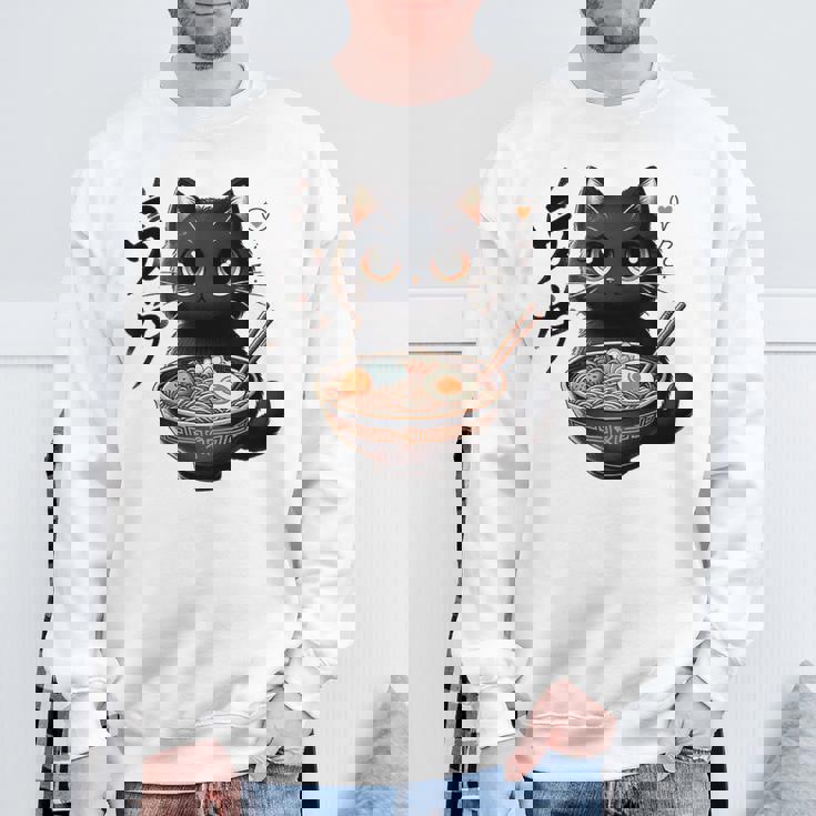 かわいいかわいいかわいいカワイイアニメ猫 スウェットシャツ 高齢者への贈り物