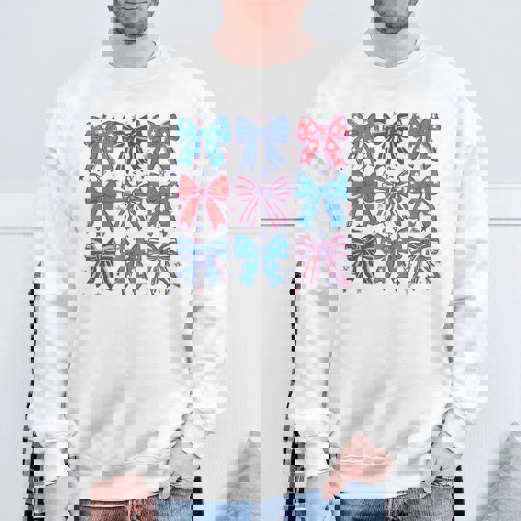 かわいい愛国的なボウスターデザイン7月4日シャツusaプライド スウェットシャツ 高齢者への贈り物