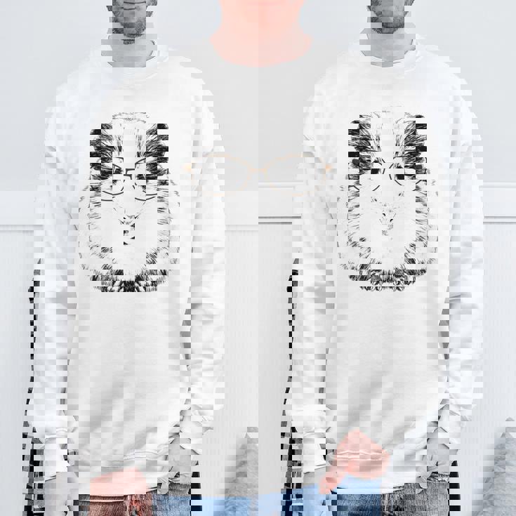 げっ歯類のモルモットの所有者 キャビー 洞窟愛好家 モルモット スウェットシャツ 高齢者への贈り物