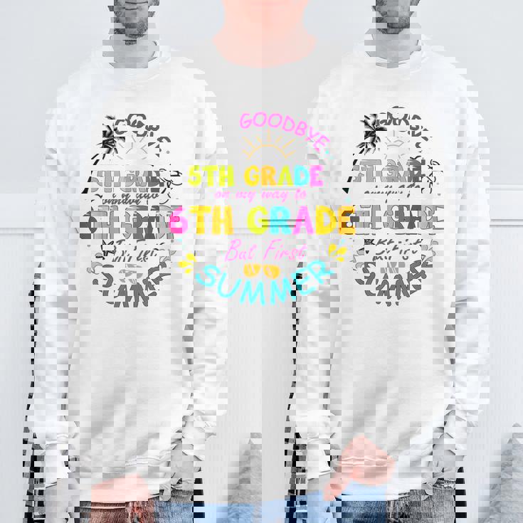 さよなら 5年生 卒業 中学へ ハローサマー スウェットシャツ 高齢者への贈り物