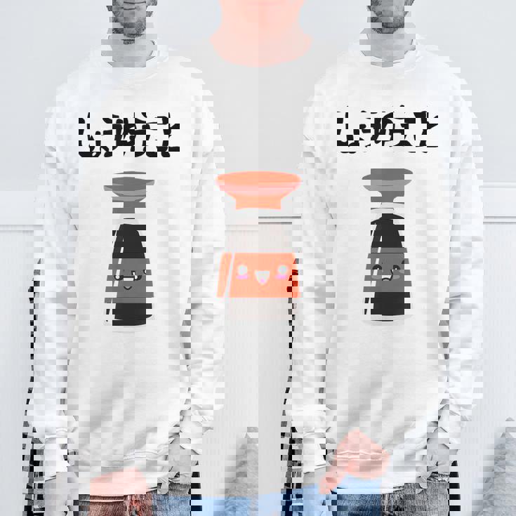 しょうゆうこと ネタ ダジャレ おやじギャグ 醤油 ギャグ ダジャレ好き ツッコミ 鉄板ネタ おもしろ スウェットシャツ 高齢者への贈り物