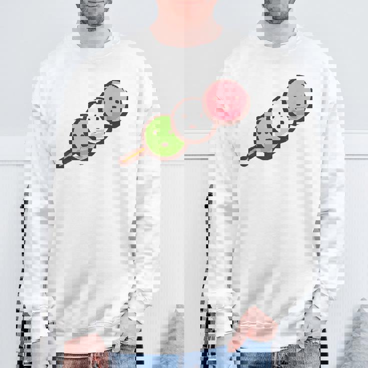 だんご 団子 和菓子 花見団子 三色団子 三兄弟 だんご好き かわいい おもしろ スウェットシャツ 高齢者への贈り物