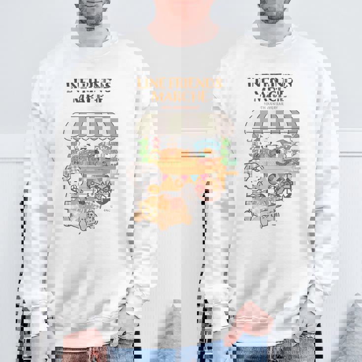 ねこぺん日和 ドーナツ屋さんロゴ付 スウェットシャツ 高齢者への贈り物