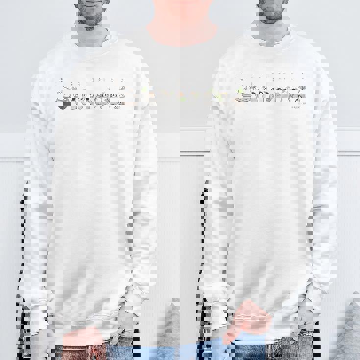 ねこぺん日和 七草粥 スウェットシャツ 高齢者への贈り物