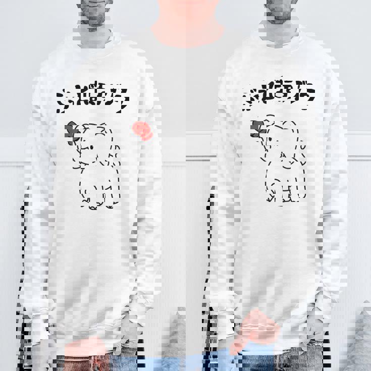 ぶっとばすゾウ オヤジギャグ おやじギャグ ジョーク ダジャレ好き 面白いネタ ダジャレ おもしろ スウェットシャツ 高齢者への贈り物