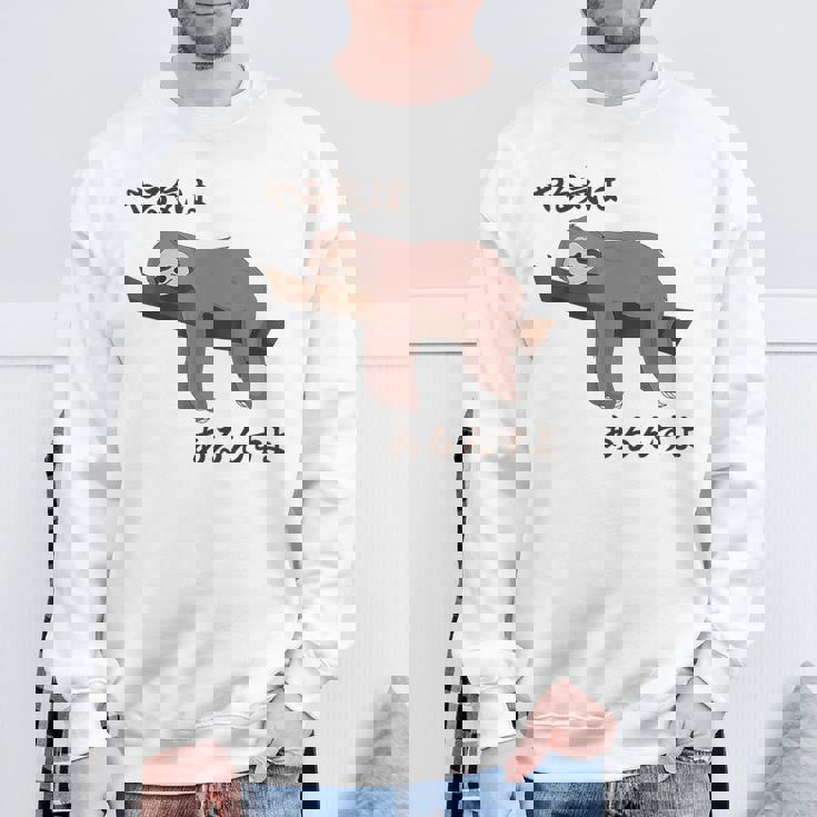 やる気はあるんすよ パンダ ジョーク かわいい 動物好き ギャグ好き ジョーク好き ギャグ おもしろ ネタ スウェットシャツ 高齢者への贈り物