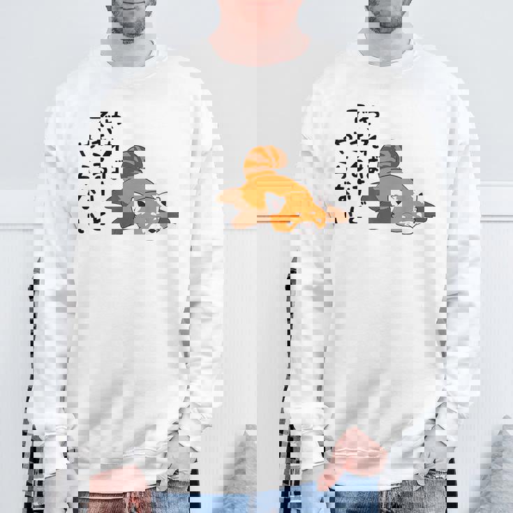 やればできるけどやらない レッサーパンダデザイン スウェットシャツ 高齢者への贈り物