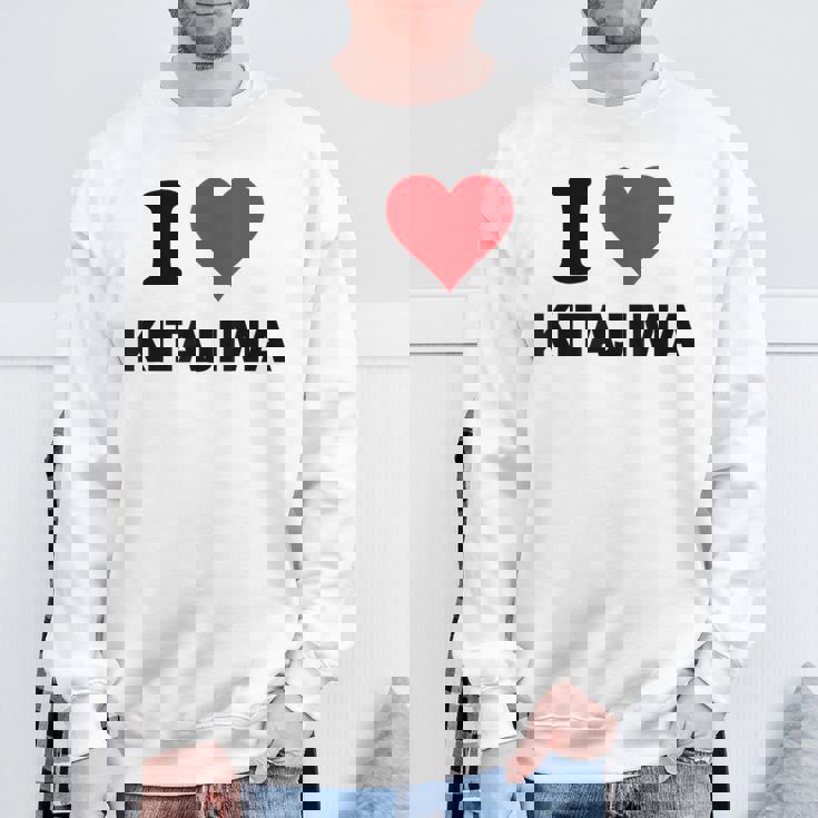 アイハート 北島 Japan Love 日本土産 スウェットシャツ 高齢者への贈り物