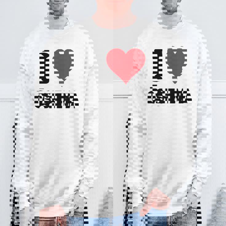 アイハート 大島ジャパンラブ 日本土産 スウェットシャツ 高齢者への贈り物