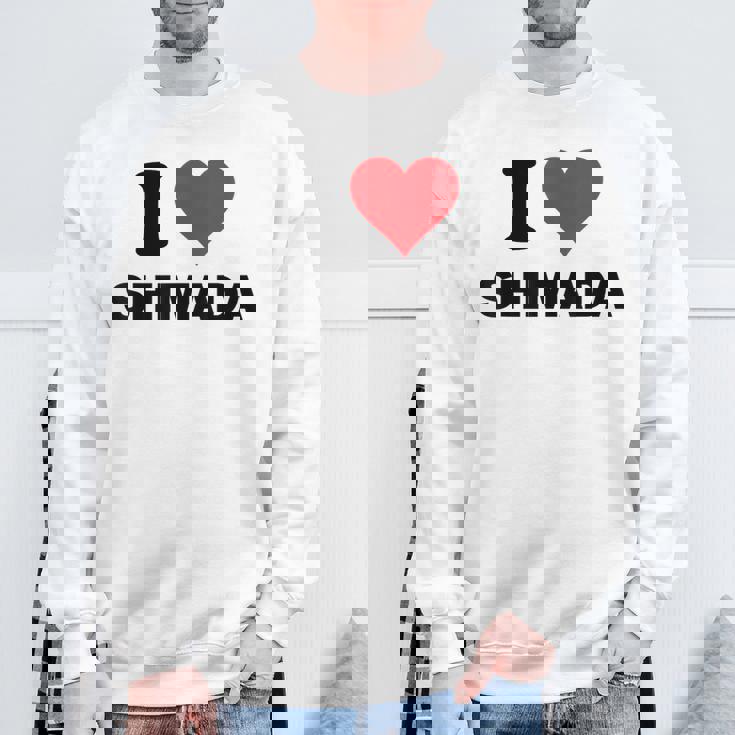 アイハート 島田 Japan Love 日本土産 スウェットシャツ 高齢者への贈り物