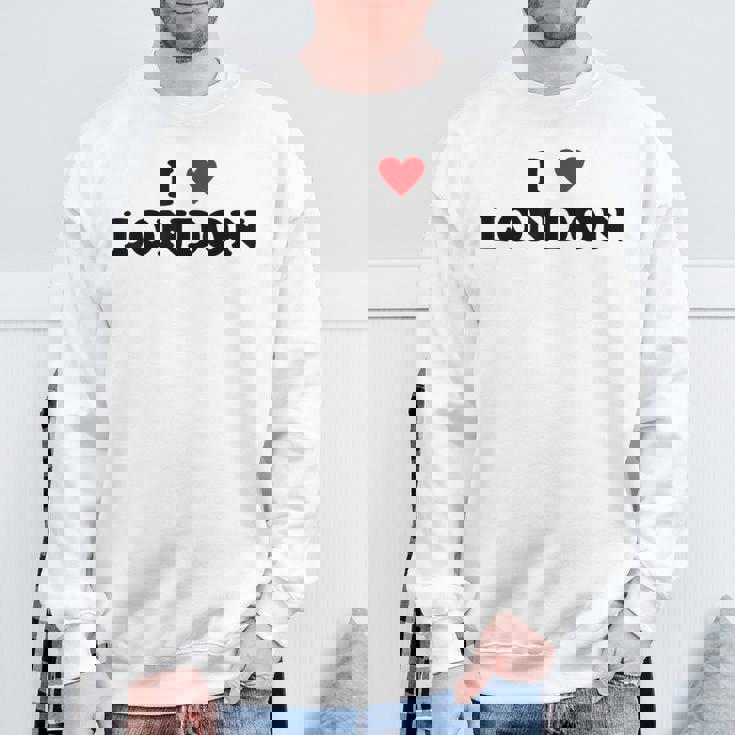 アイハートイギリスシティ-アイラブロンドン スウェットシャツ 高齢者への贈り物