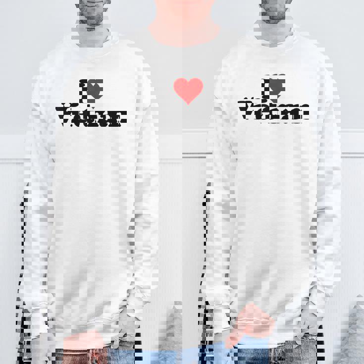 アイラブハートベトナム スウェットシャツ 高齢者への贈り物