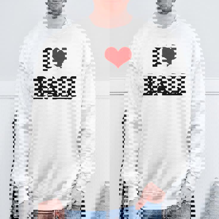 アイラブバリハートバリバケーション スウェットシャツ 高齢者への贈り物