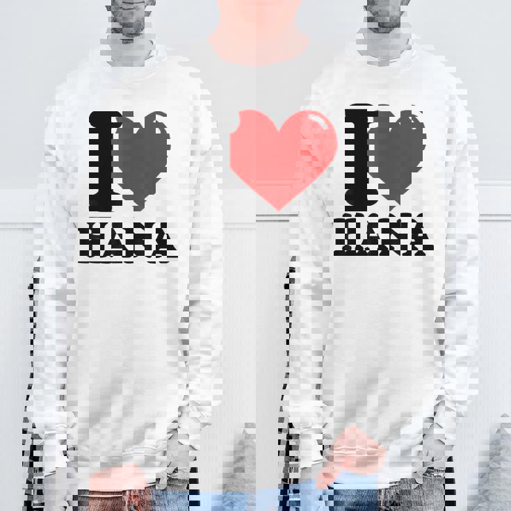 アイ・ラブ・ハナ スウェットシャツ 高齢者への贈り物