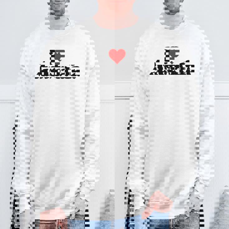 アイ・ラブ・ハート・オーストラリア スウェットシャツ 高齢者への贈り物