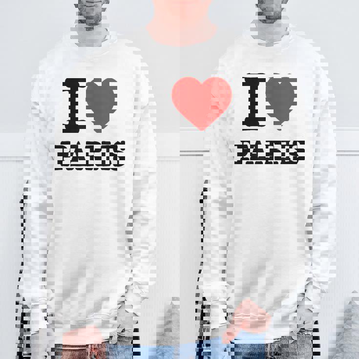 アイ・ラブ・パリ スウェットシャツ 高齢者への贈り物